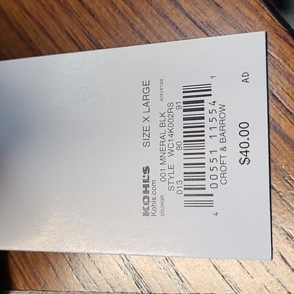 CROFT & BARROW BRAND WOMEN'S PLUS SIZE BLACK LUSH VELOUR 1/4 ZIP JACKET SIZE XL - Picture 5 of 10